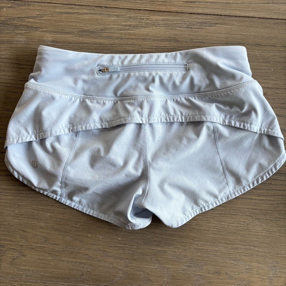 Lululemon Athletica Light Blue Athletic Shorts